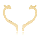Brinco Ear Cuff Texturizado 18K