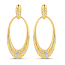 Brinco Celeste Longo Banhado a Ouro 18k