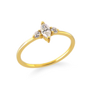 Anel Solitário Aurora 18K