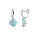 Brinco Celeste Prata 925