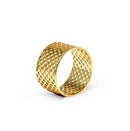 Anel Trama Italiana 18K