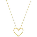 Colar Coração Vazado 18K